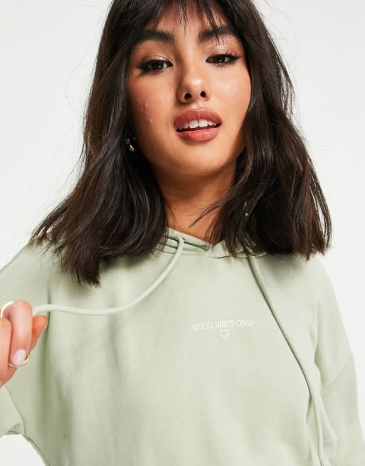 Only hoodie and jogger co-ord in sage green | ASOS