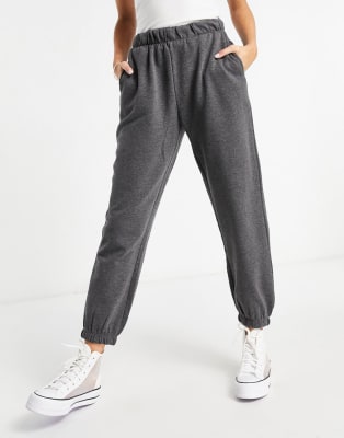 hoodie and sweatpants set in dark gray