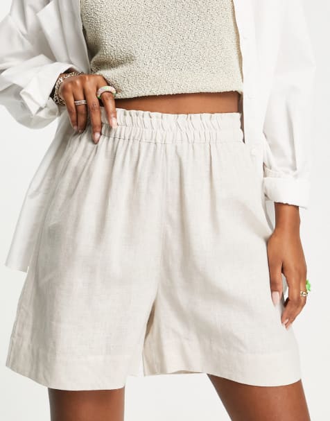 Only linen co-ord in beige - view 1
