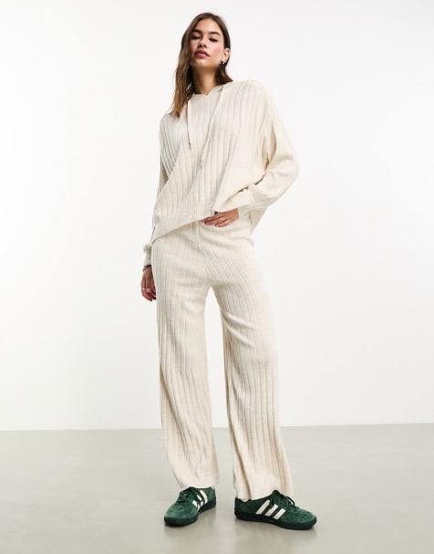 Women'S Fashion Snap Ribbed Letter Print Baseball Jersey Two-Piece Pants  Set - The Little Connection