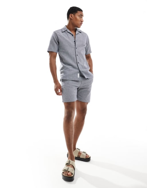 Only & Sons - Ensemble texturé à enfiler - Bleu marine
