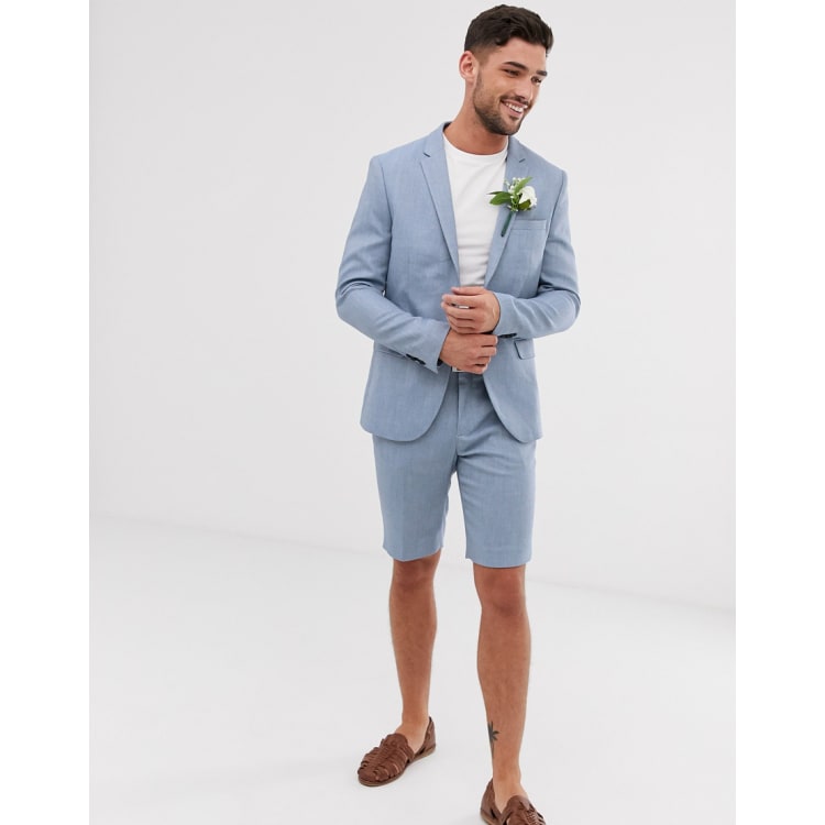 スーツ M ICON SUMMER SUIT SHORTS MON Shorts Suits for Men 2 Piece Summer Suit Outfit Two Buttons