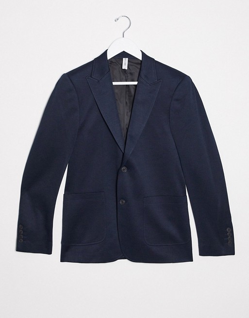 Only & Sons soft deconstructed suit in navy