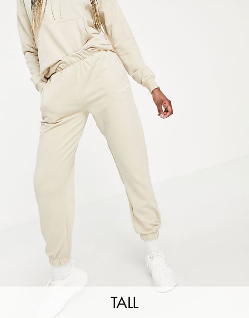 Only Tall hoodie and sweatpants set in beige | ASOS