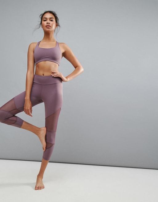 Onzie - Bralette en legging in lila
