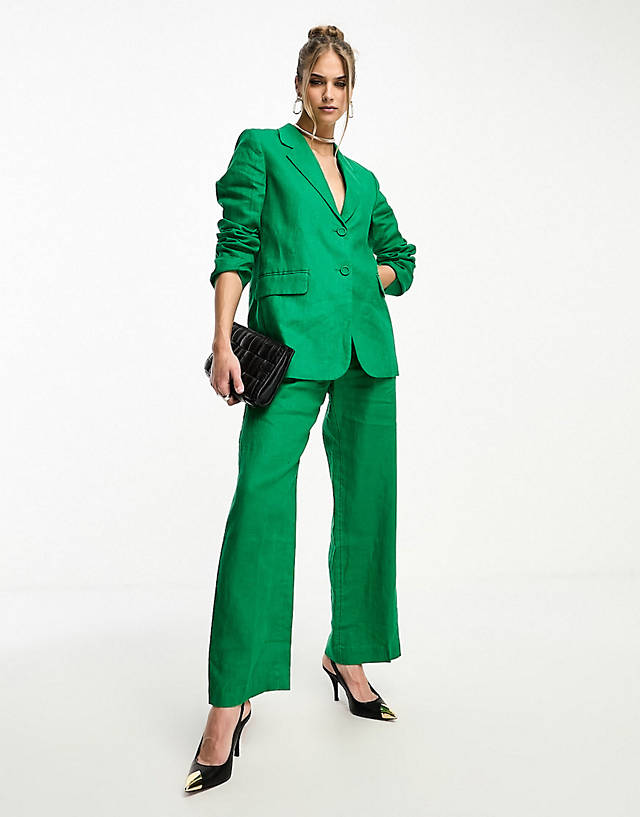 & Other Stories - co-ord linen blazer and trousers