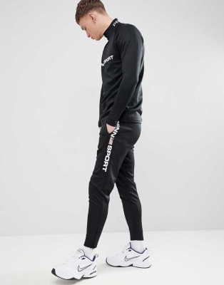 Penn Sport Muscle Tracksuit in Black | ASOS