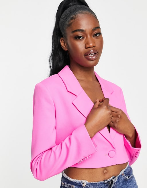 Asos hot sale blazer rosa