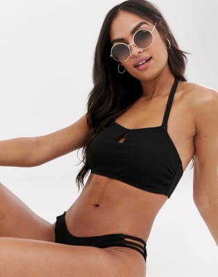  Pimkie high neck strappy bikini set