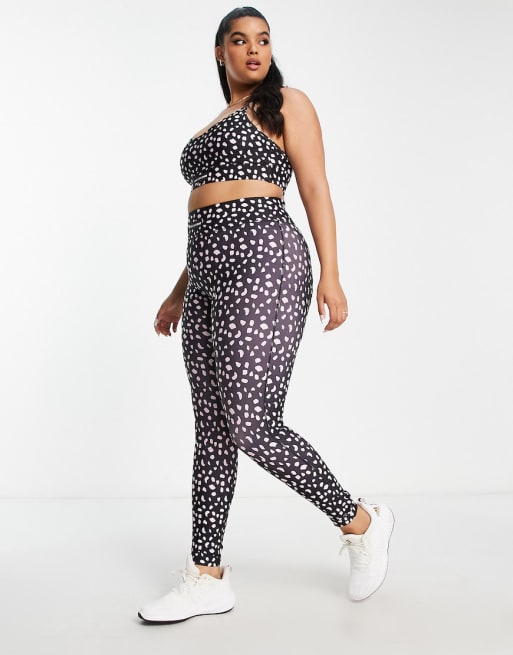 Pink Football Plus Size Leggings  Plus size leggings, Plus size