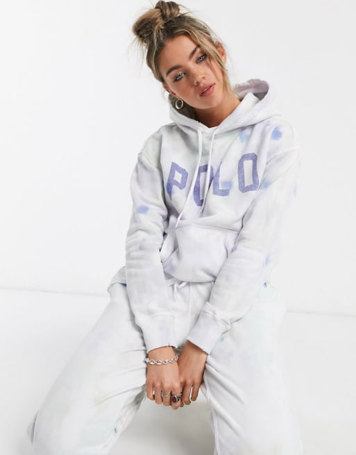 Polo hoodie and 2025 sweatpants set womens