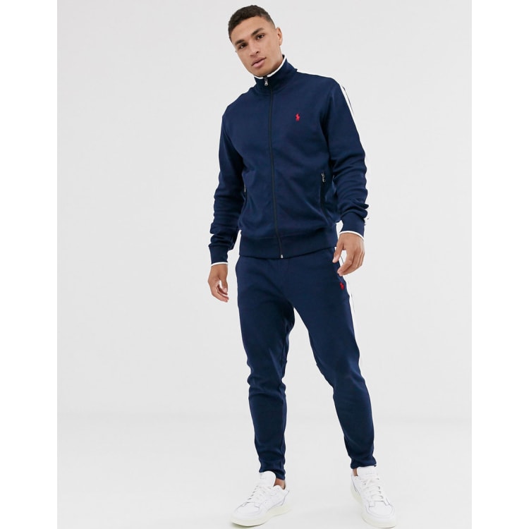 Ralph lauren tracksuit navy hot sale