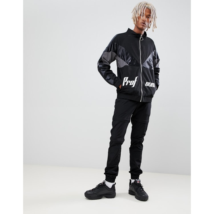 Profound Aesthetic track suit in black | ASOS