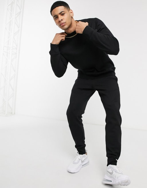 PS Paul Smith tonal embroidered logo tracksuit set in black | ASOS