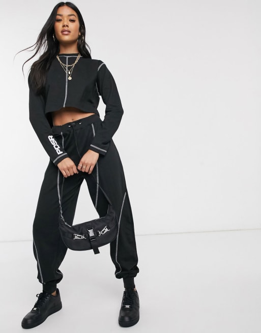 Public Desire - Coordinato con cuciture a contrasto