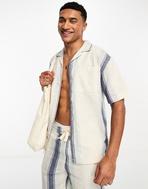 Pull&bear striped set ss23 1