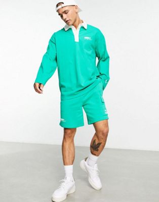 Puma acid bright polo top in green - exclusive to ASOS
