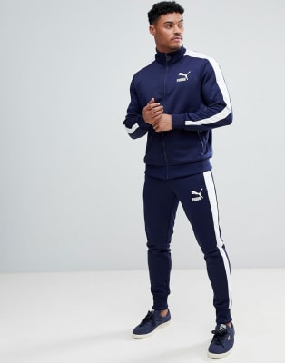 puma tracksuit blue