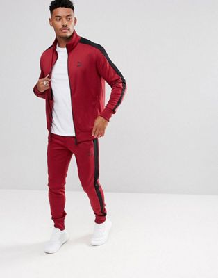 Puma Archive T7 Tracksuit in Red | ASOS