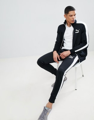 Puma Archive Tracksuit in Black | ASOS