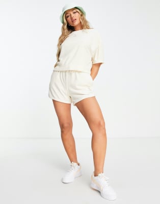 Puma Classics - Ensemble en tissu éponge - Blanc cassé