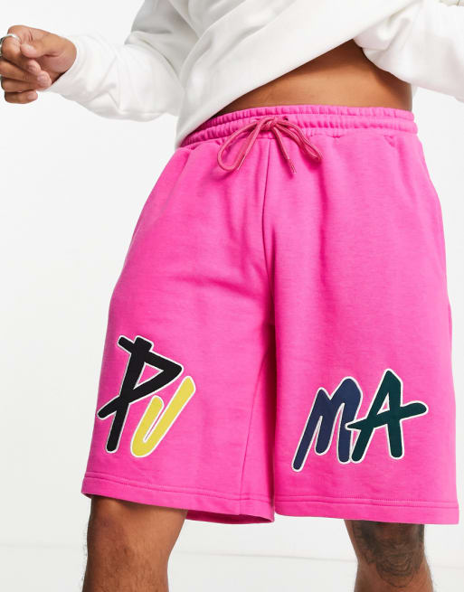 Puma - Ensemble avec short style skateur - Rose