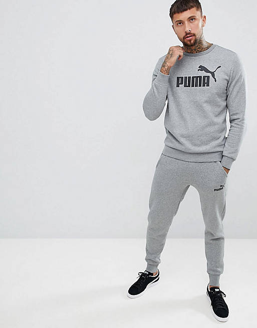 Puma Essentials Tracksuit in Grey