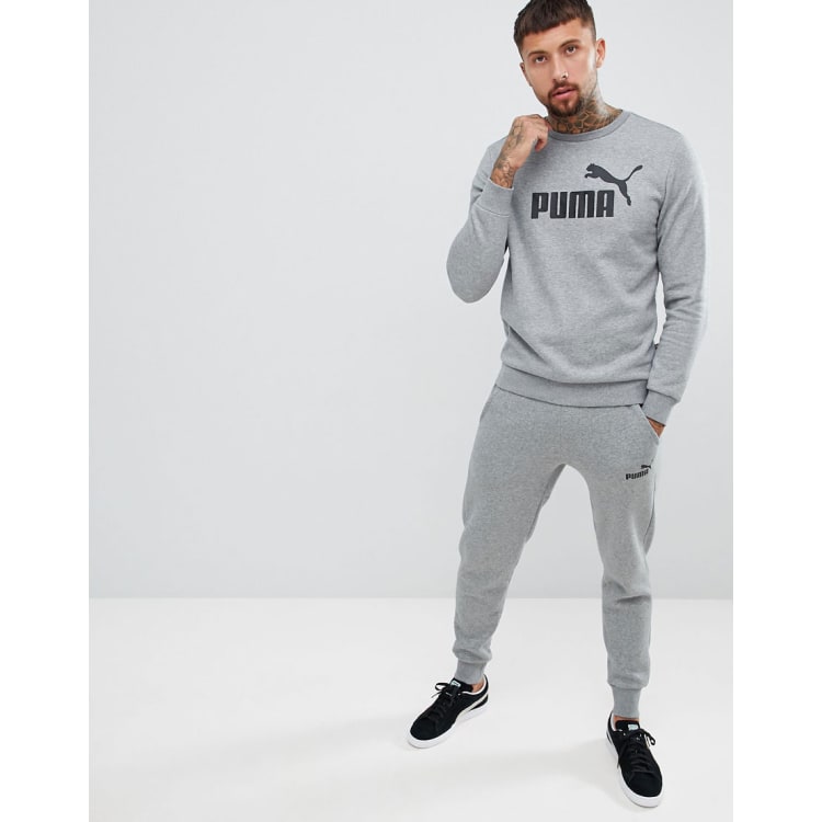 Light grey puma hot sale tracksuit