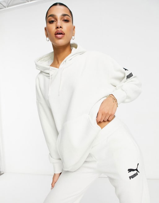 Puma fleece best sale tracksuit womens