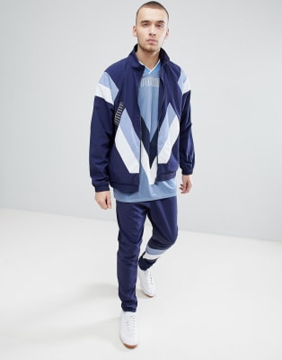 Puma Heritage Tracksuit in Navy | ASOS