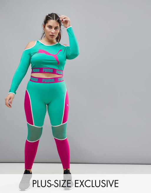 Puma Plus - Top corto e leggings - In esclusiva per ASOS