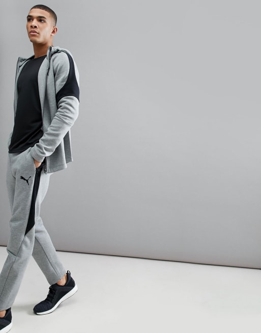 Puma Running Evostripe Tracksuit in Gray ASOS