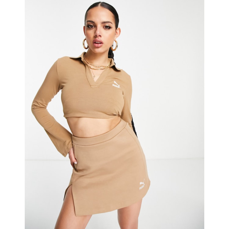 Puma tailoring skirt set in tan exclusive to asos ASOS
