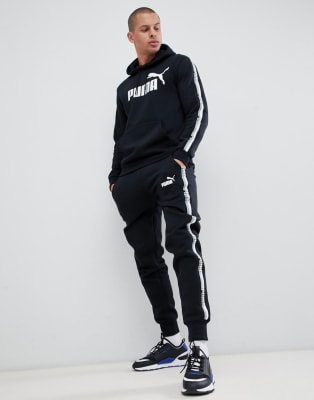 Puma Taping Tracksuit in Black | ASOS