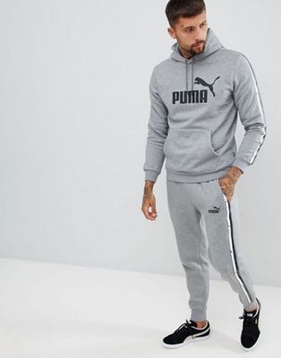 puma tracksuit grey