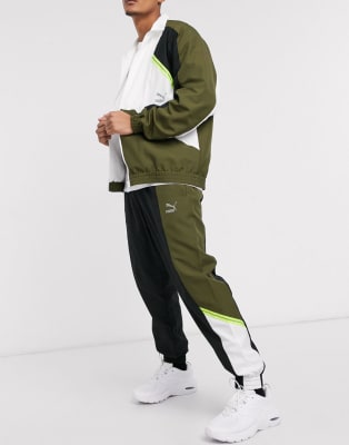 puma tracksuit khaki