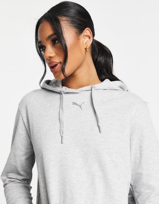 Puma - Training Desert - Completo grigio con felpa con cappuccio corta e joggers