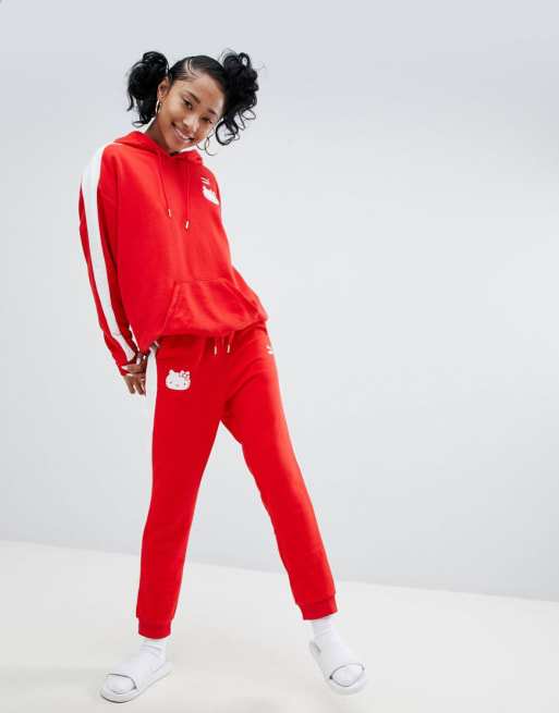 Puma X Hello Kitty Hoodie & Sweat Pants Two-Piece | ASOS