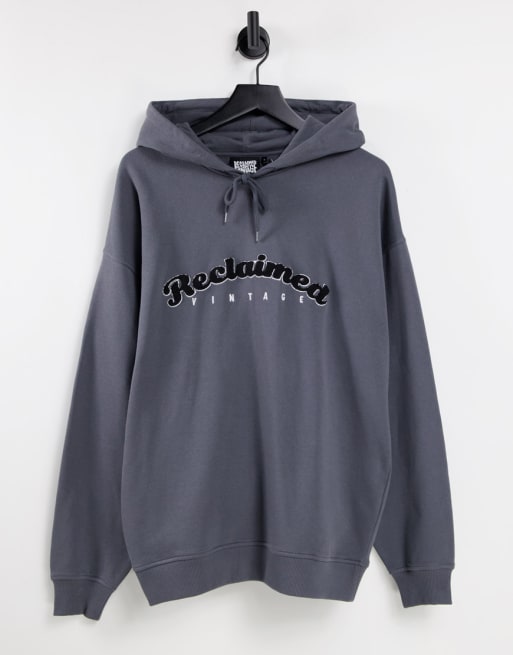 Reclaimed Vintage Inspired - Coordinato con felpa con cappuccio oversize e pantaloni comodi unisex