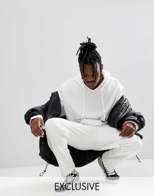 Reclaimed Vintage Inspired Cord Co-Ord In Ecru