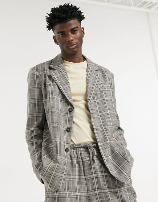 Reclaimed Vintage inspired trouser in check