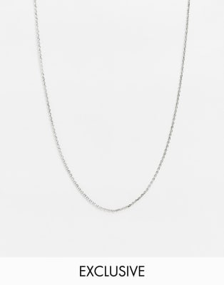 Reclaimed Vintage inspired harmony mix and match chain pack in silver
