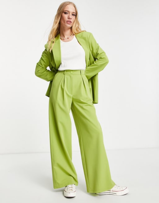 Reclaimed Vintage inspired menzy green co-ord