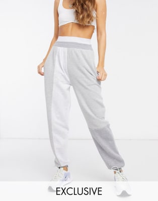 Reclaimed Vintage inspired - Oversized co-ord set met patchwork 