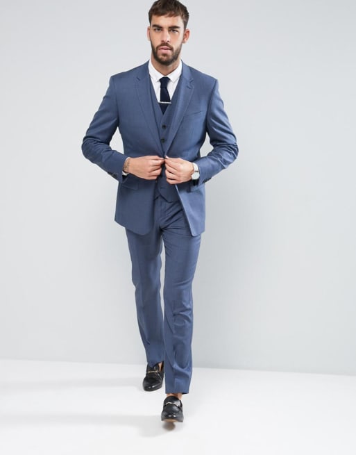 Reiss light hot sale blue suit