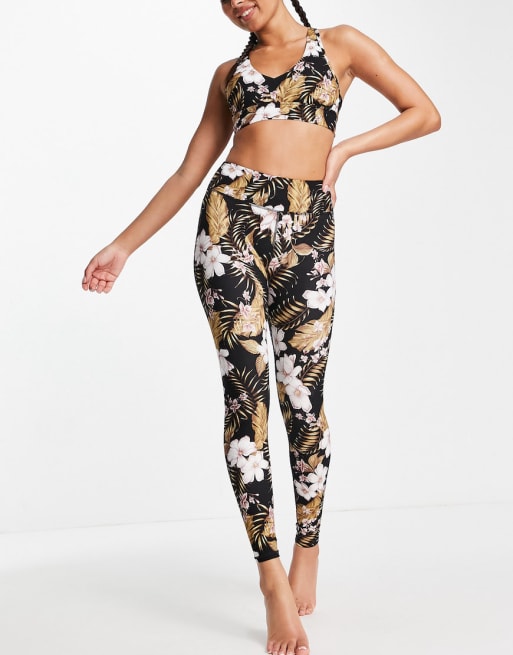 Rip Curl - Run Swim Surf Playabella - Cropped bikinitop med multifarvet tropisk print - Multi
