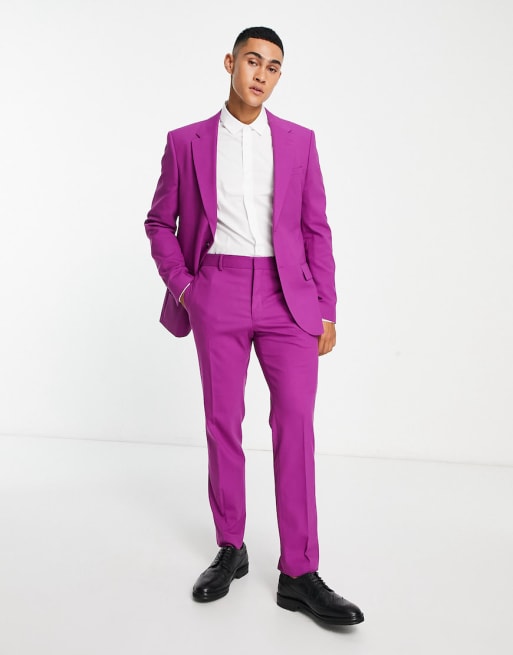 River Island – Anzughose in Lila