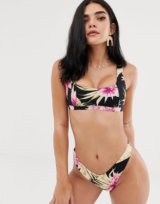 River Island cami bikini set in tropical print