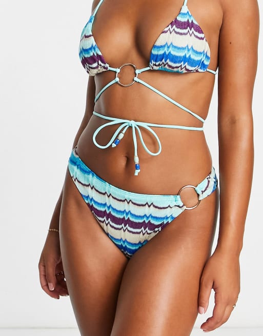 ZIG ZAG SWIM THONG