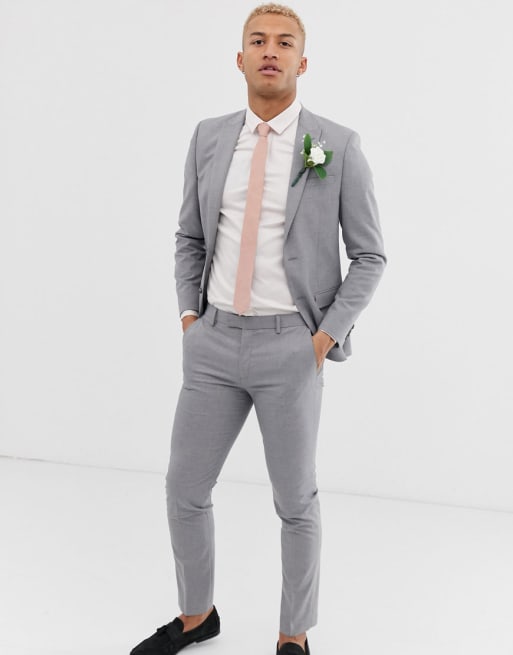 Grey Melange Tuxedo